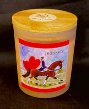 Load image into Gallery viewer, Horsey Candles! Dressage with LOVE Every Day!!

