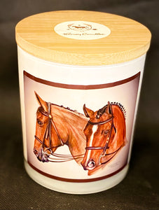 Horsey Candles! Valentine's Perfect Equine Pair
