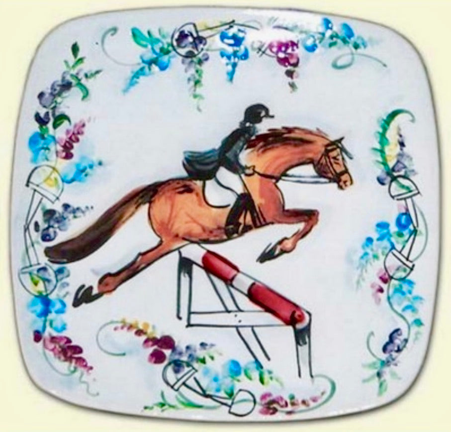 Equestrian Hand painted 9