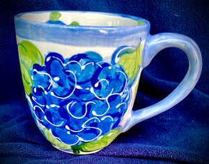 Ceramic Hydrangea Mugs & Tea Cups
